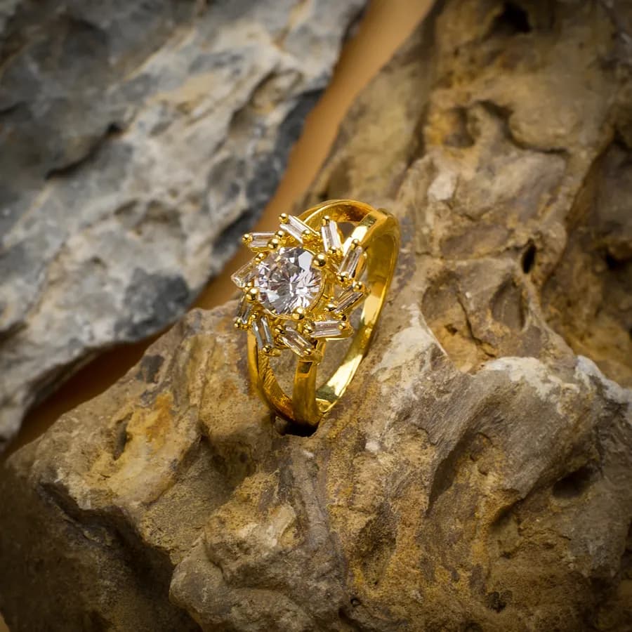 Celestial Charm Gold Ring