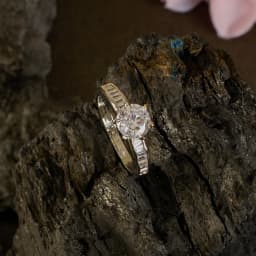 Baguette Elegance Ring in Silver 1