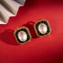 Radiant Amethyst Kundan Dangles 1