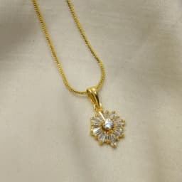 Radiant Sun Pendant Necklace 1