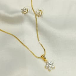 Radiant Floral Charm Jewelry Set 1