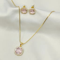 Rose Quartz Radiance Jewelry Set 1