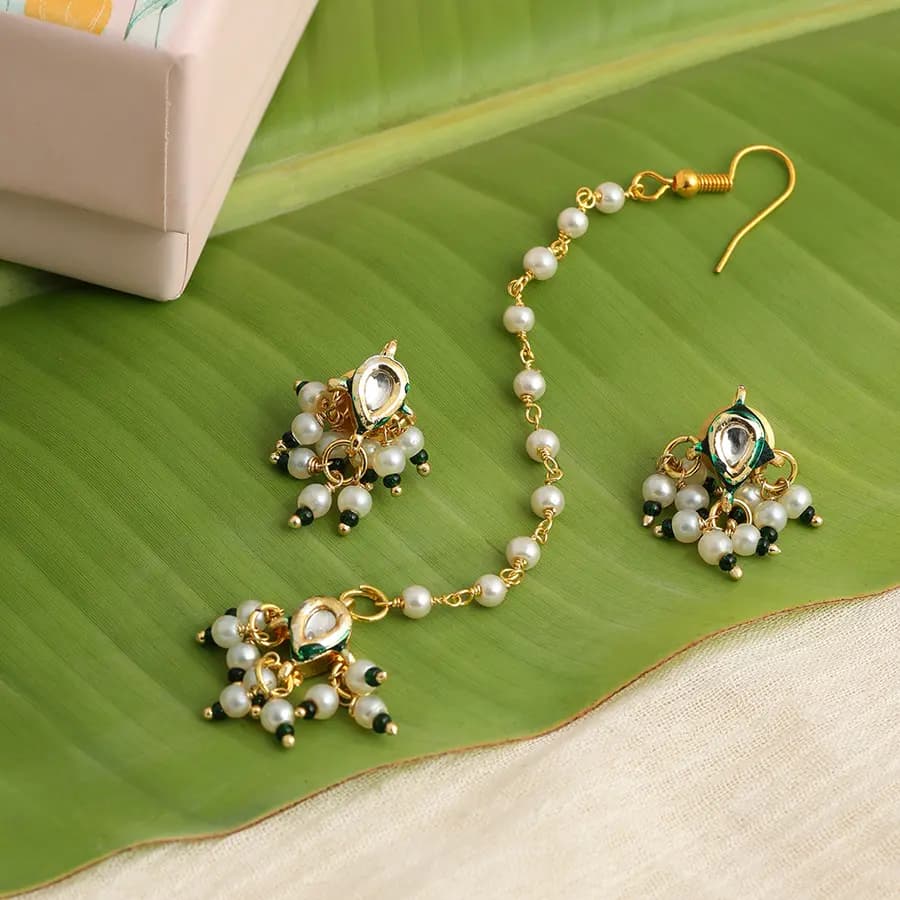 Starlit Elegance Gemstone and Pearl Ensemble