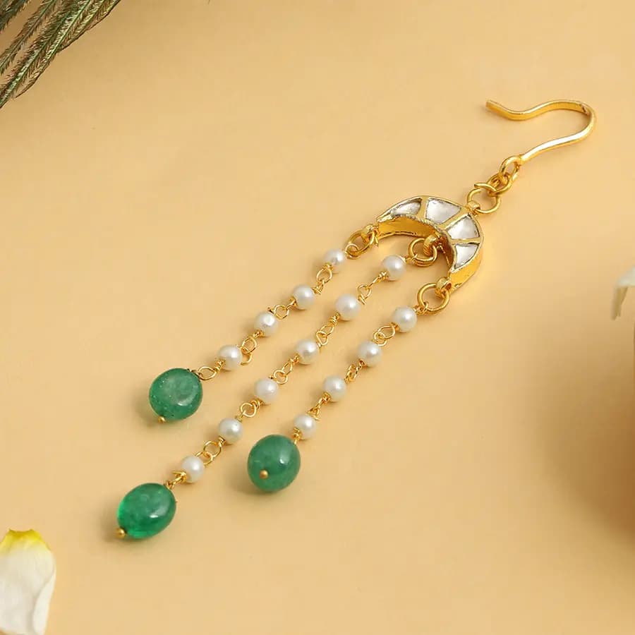 Charming Floral Chain Hairpiece