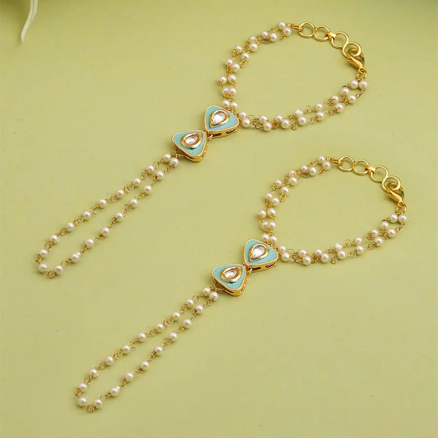 Elegant Jade Pearl Wrist Adornment