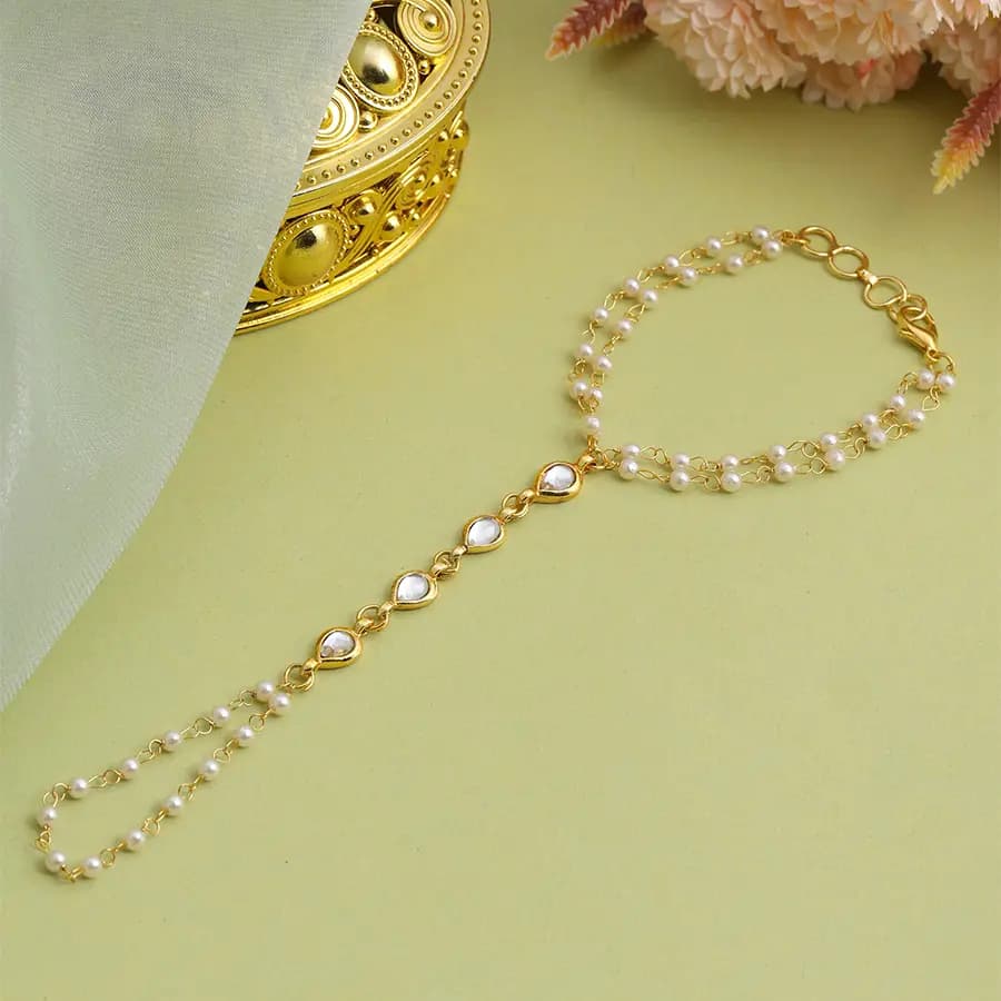 Elegant Gold Hand Accessory