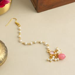 Blushing Pearl Maang Tikka 1