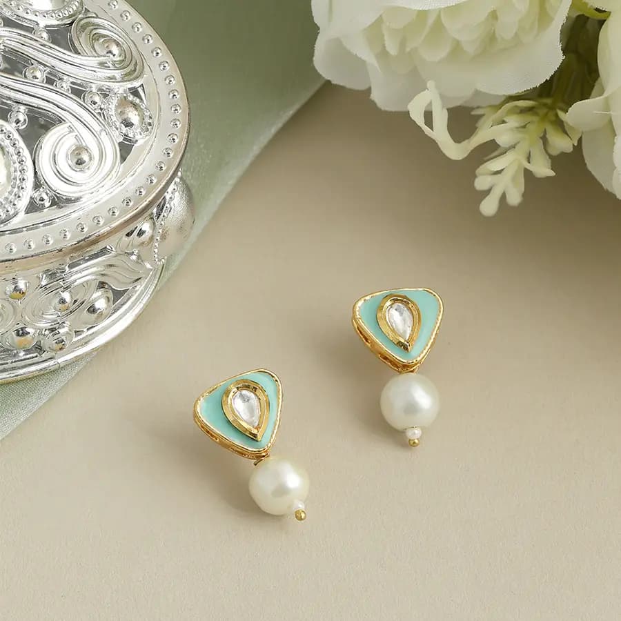 Emerald Whisper Elegance Earrings