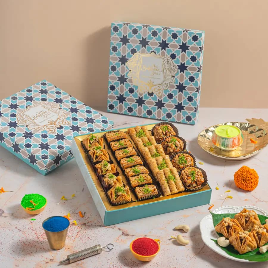 Holi Celebration Baklava Delight