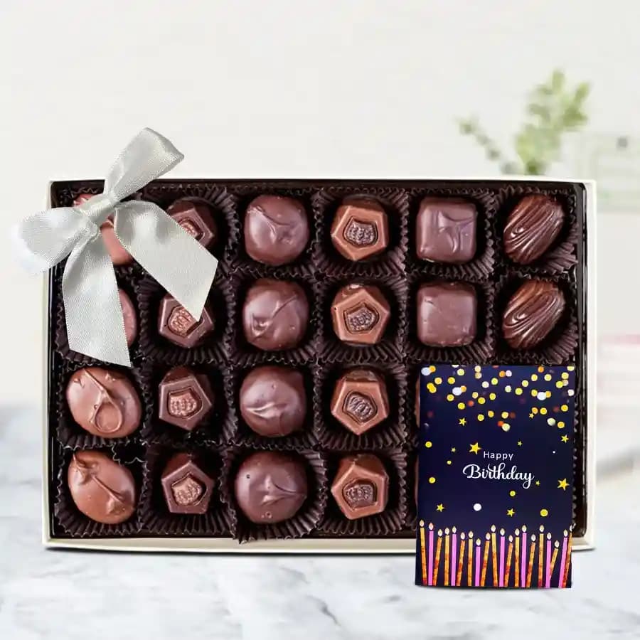 Delicious Handmade Rum filled Chocolate Box