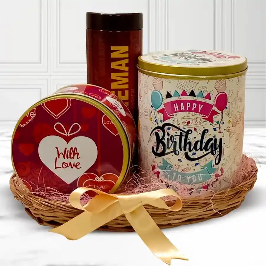 Elegant Cookies and Chocolates Gift Basket