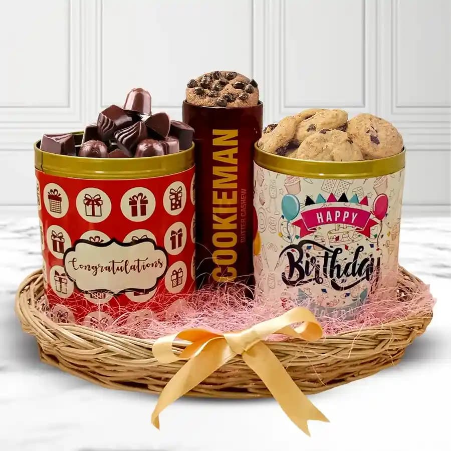 Gourmet Delight: Cookies, Jellies, and Chocolates Gift Set