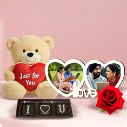 Magnificent Love You Personalized Photo Gift Combo 1