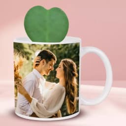 Charming Hoya Heart Plant in Customizable Mug 1