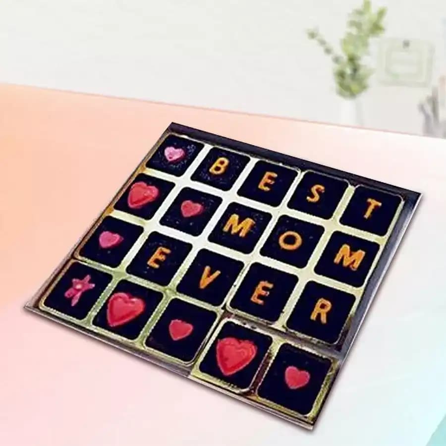 "Best Mom Ever" Assorted Handmade Chocolates Box