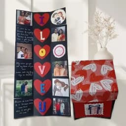 Magnificent Gift of Love Infinity Personalized Explosion Card 1