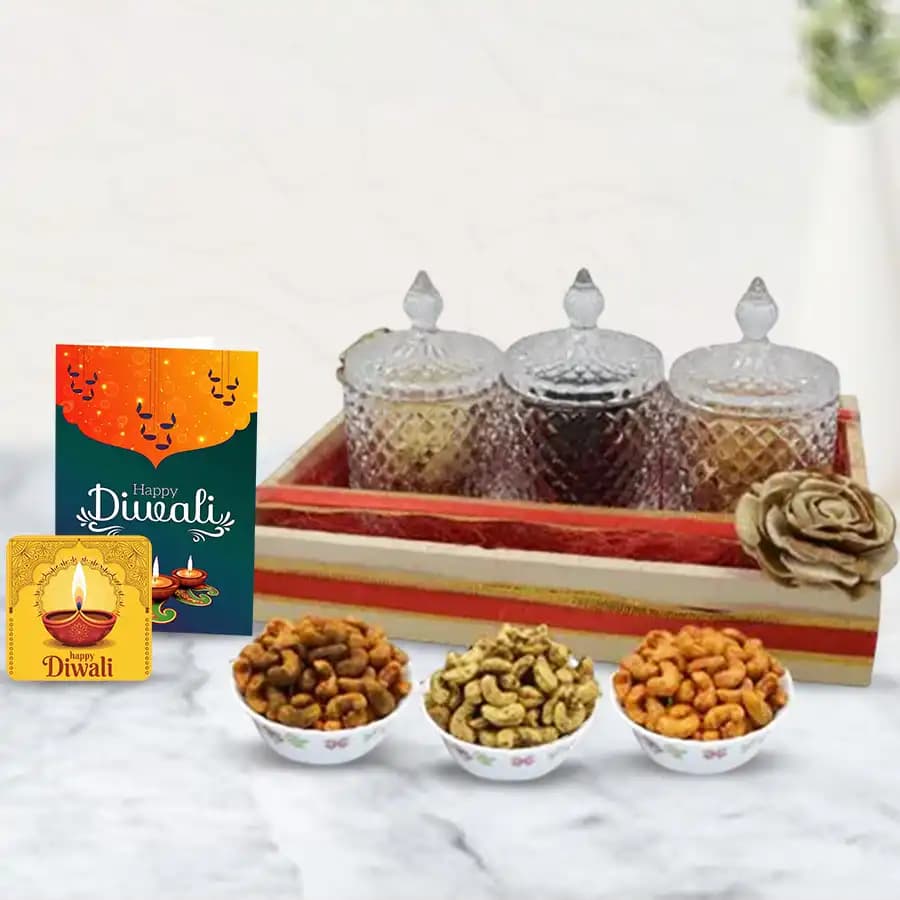 Flavored Cashews Gift Tray