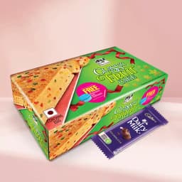 Personalized X-Mas Wish Choco Wrap n Fruit Cake 1