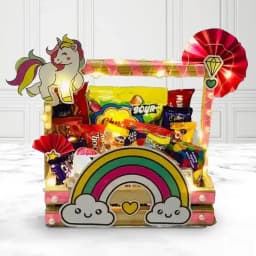 Delightful Chocolate Surprise Hamper with Creative Decor for Kids 1