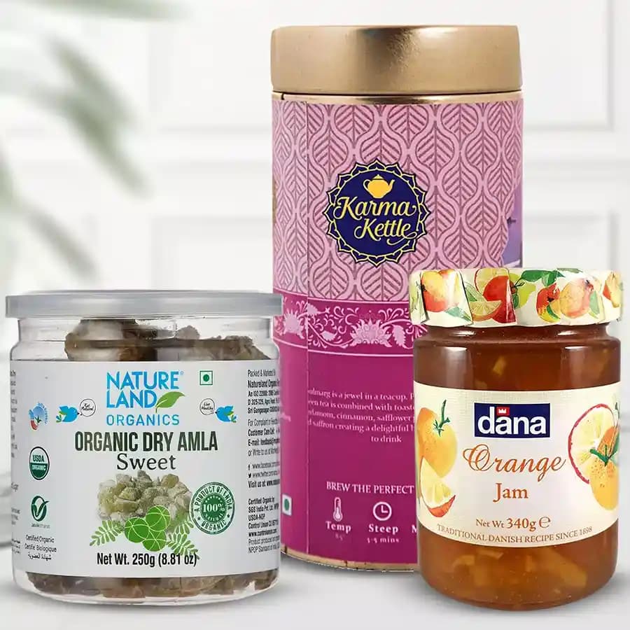 Serene Delight: Karma Kettle Gulmarg Tea Gift Set