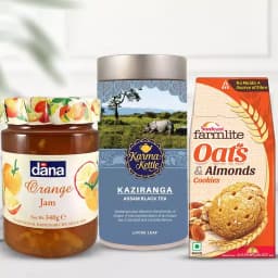 Kaziranga Tea Bliss with Crunchy Biscuits and Jam 1