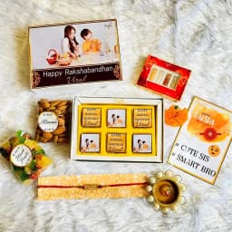 Brother Love Rakhi N Treats Personalize Hamper 1