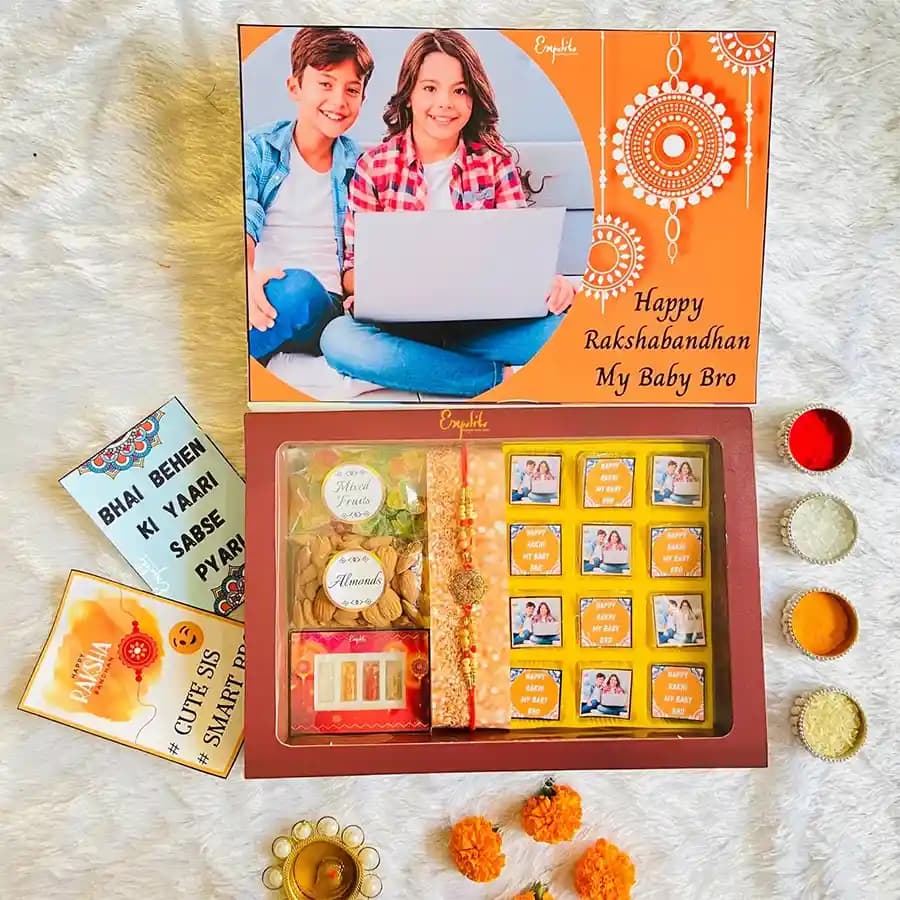 Customized Rakhi Gift Hamper