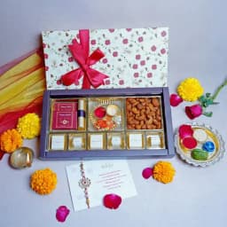 Winsome Box of Rakhi N Chocolates 1