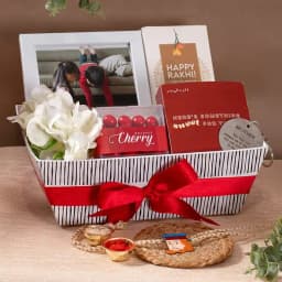 Cherry Dragee Rakhi Hamper 1