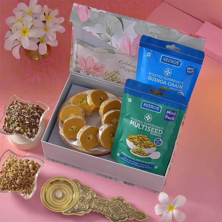 Diwali Delights Sweets N Snack Box