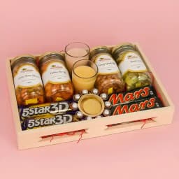 Designer Wooden Tray Of Delectables 1