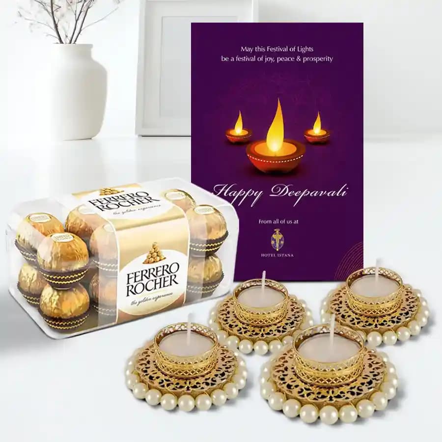 Sweet Sparks Diwali Diya Chocolate Box