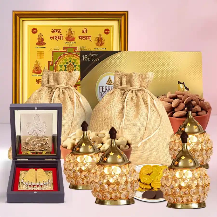 Choco Nutty Charm Diwali Elegance Hamper