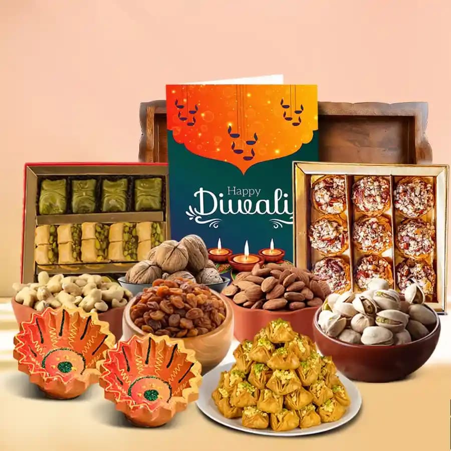 Sensational Diwali Treats N Nuts Hamper