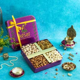 Diwali Nut Treasures In A Tin Box 1