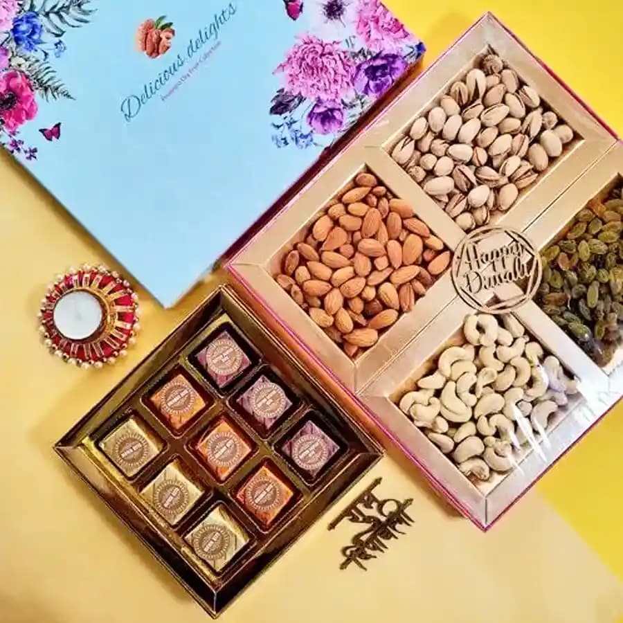 Divine Diwali Treats Nuts, Fudge, and Designer Elegance