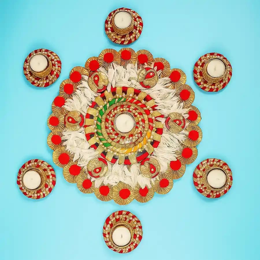 Luminous 7 Designer T Light Candle Ensemble