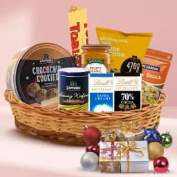 Exotic Christmas Cookies N Chocolates Hamper 1