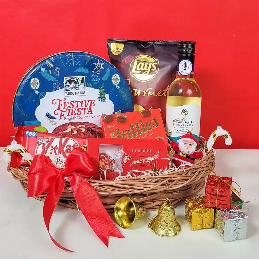 Ultimate Christmas Treats Basket Extravaganza