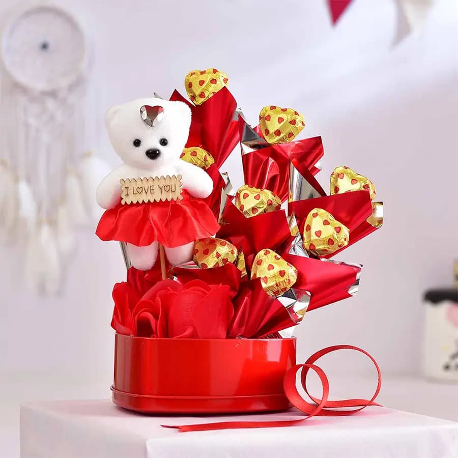 Love Filled Valentines Arrangement