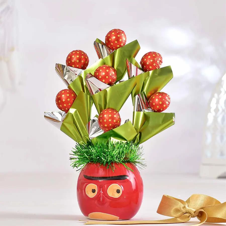 Classic Homemade Chocolates Pot Arrangement