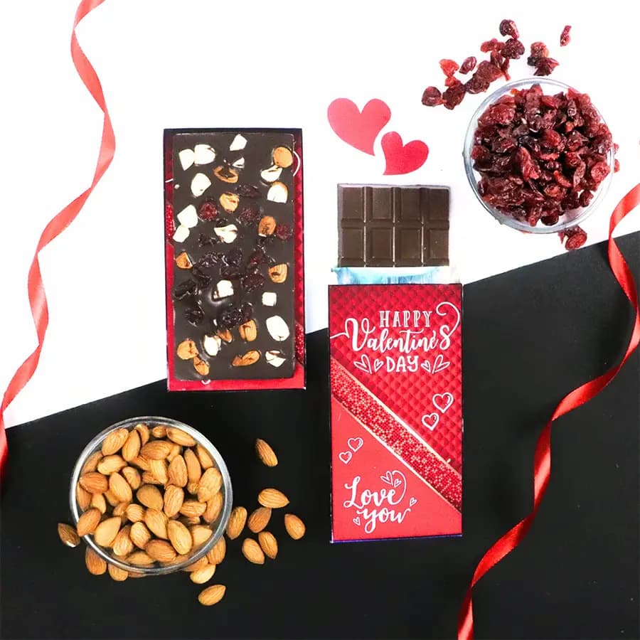 Delightful Assorted Valentines Chocolate Bar