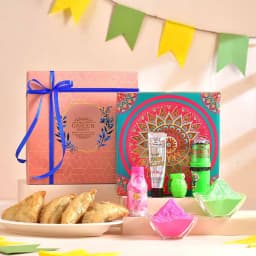 Joyful Holi Sweets N Gifts Hamper 1