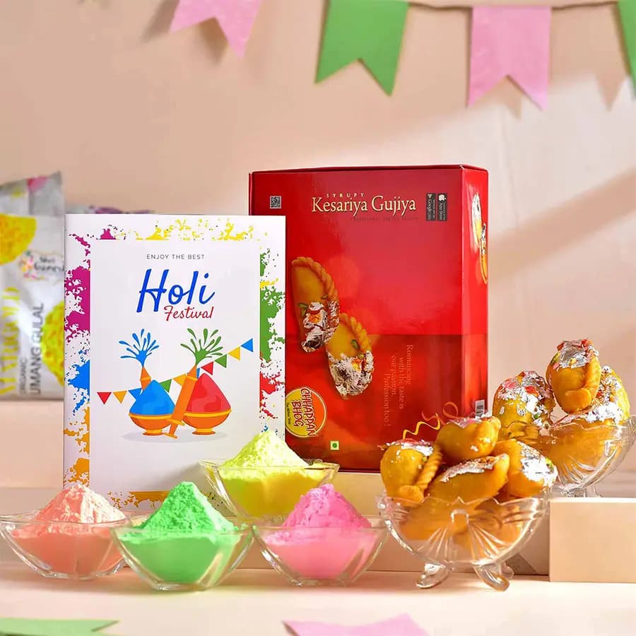 Blissful Holi Treats N Gifts Hamper