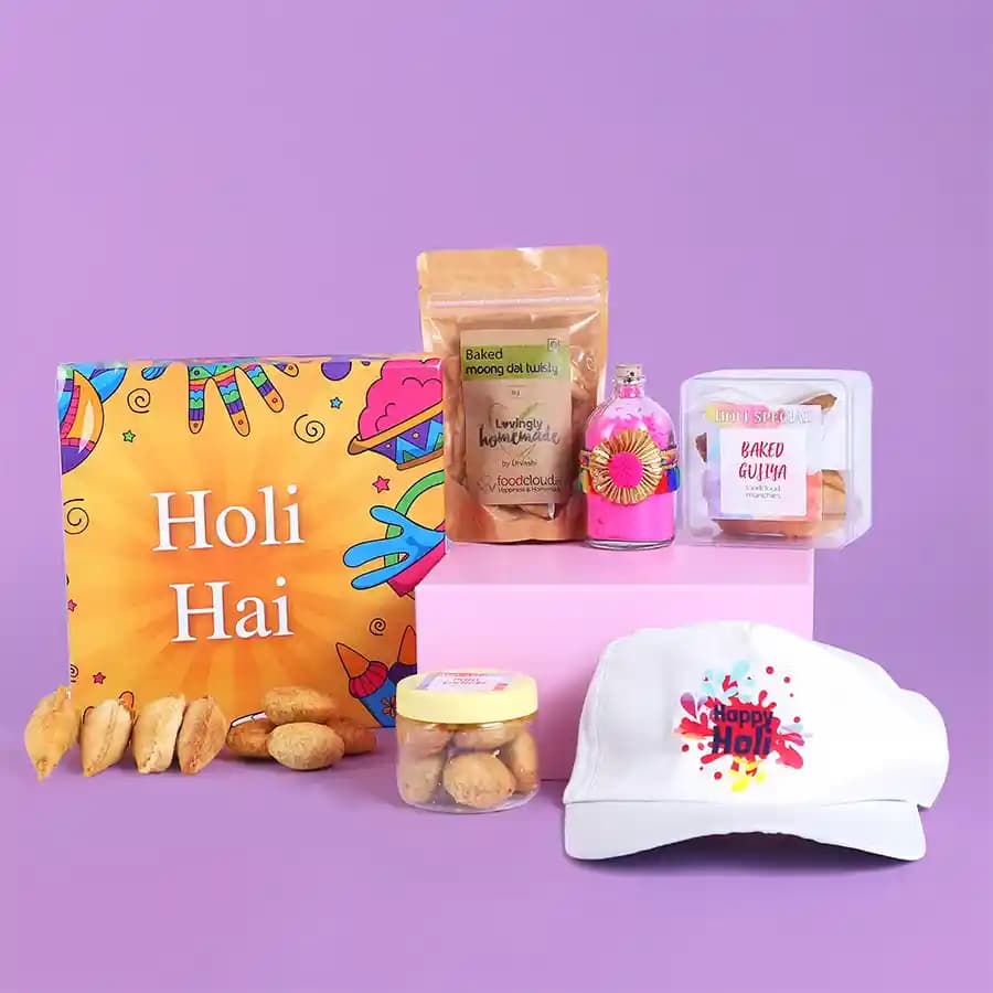 Colourful Delights Holi Hamper