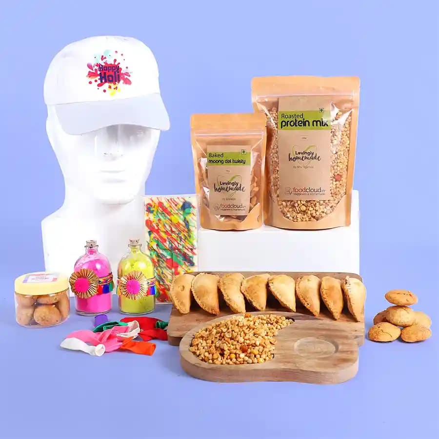 Radiant Holi Treats N Gifts Hamper