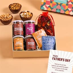 Fathers Day Special Gourmet Snacks N Herbal Teas Hamper 1