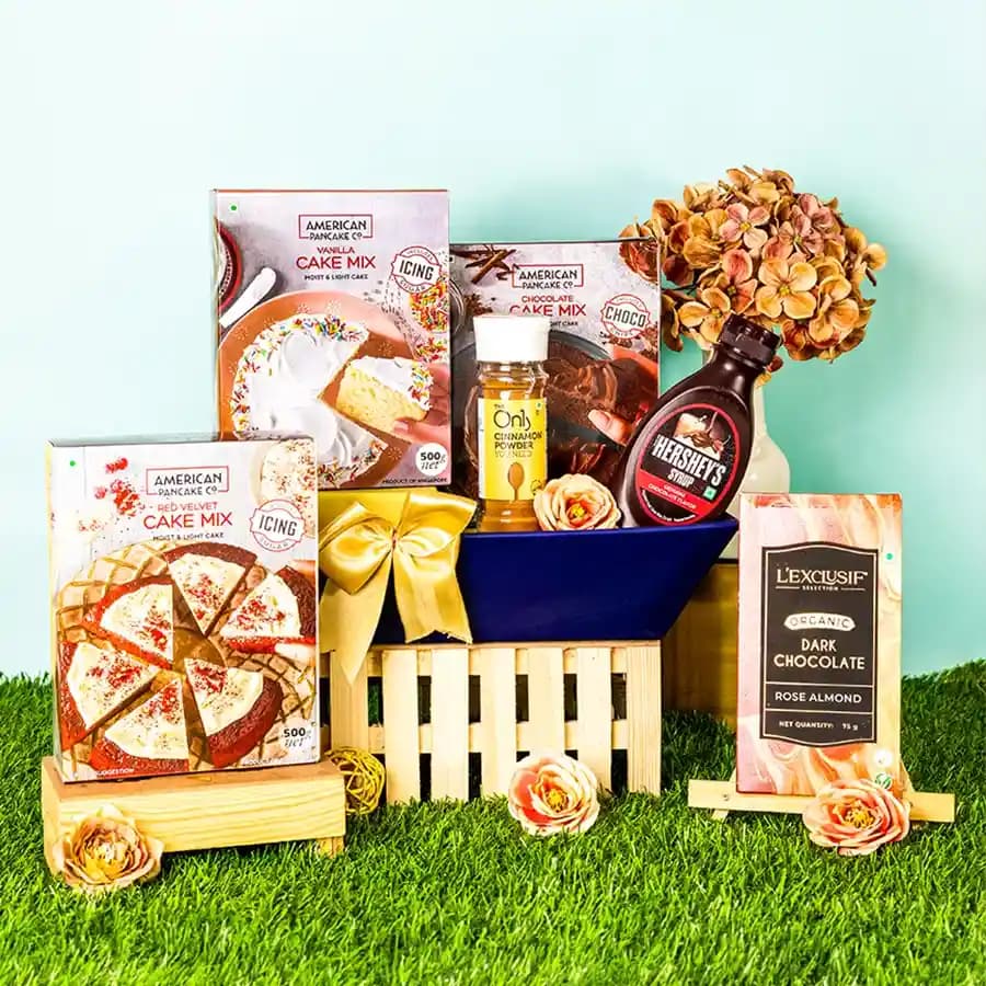 Deluxe Cake Mix & Syrup Set