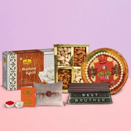 Festive Delight Gift Set: Badam Barfi, Dry Fruits & More 1