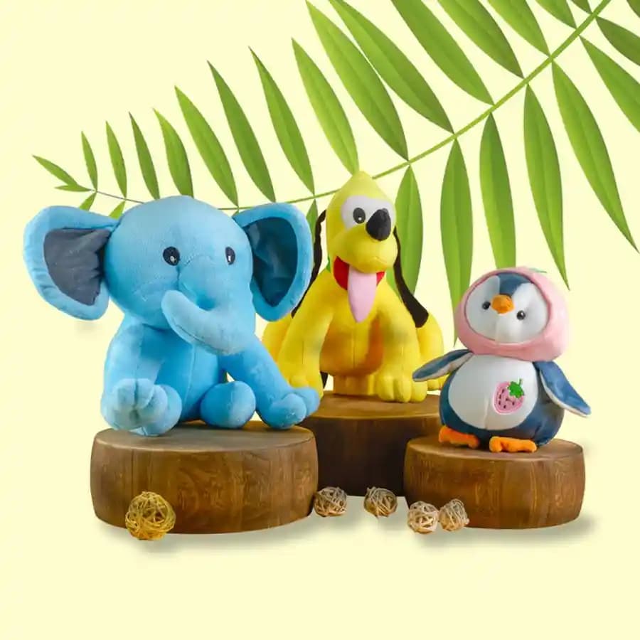 Charming Plush Friends Gift Set